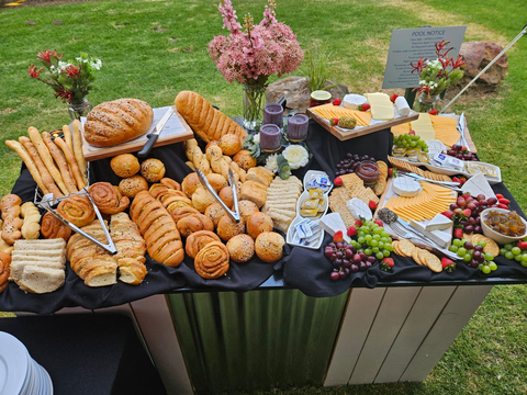 Grazing table and catering spread